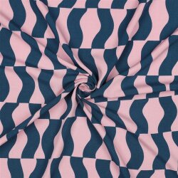 Viskose Lenzing 100% EcoVera™ Grafik - perlrosa