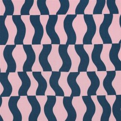 Viskose Lenzing 100% EcoVera™ Grafik - perlrosa