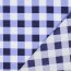 Beschichtete Baumwolle CHECKS - blau