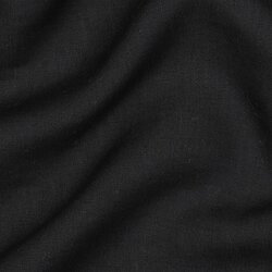 Leinen Leicht 100% Premium Uni - schwarz