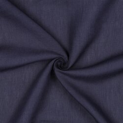 Leinen Leicht 100% Premium Uni - dunkelblau