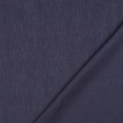 Leinen Leicht 100% Premium Uni - dunkelblau