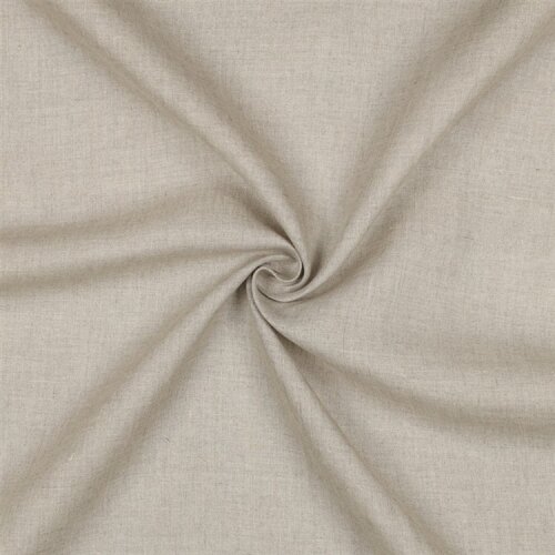 Leinen Leicht 100% Premium Uni - natur/natur