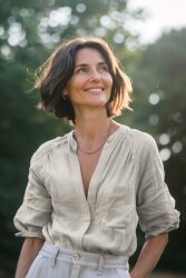 Leinen Leicht 100% Premium Uni - natur/natur