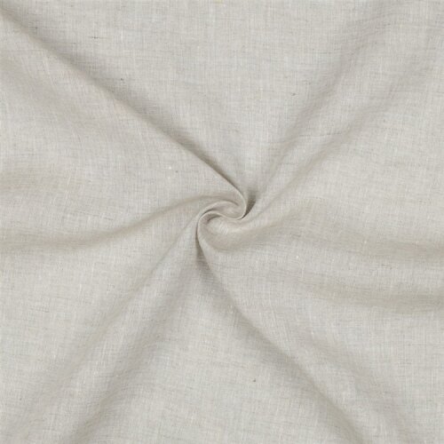 Leinen Leicht 100% Premium Uni - creme/natur