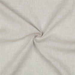 Leinen Leicht 100% Premium Uni - creme/natur