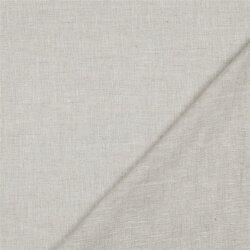 Leinen Leicht 100% Premium Uni - creme/natur