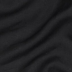 Leinen Mittel 100% Premium Uni - schwarz