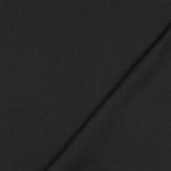 Leinen Mittel 100% Premium Uni - schwarz