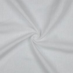 Leinen Mittel 100% Premium Uni - weiß