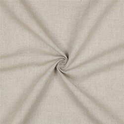 Leinen Mittel 100% Premium Uni - natur/natur