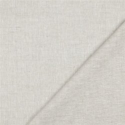 Leinen Mittel 100% Premium Uni - creme/natur