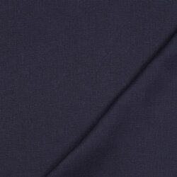 Leinen schwer 100% Premium Uni - dunkelblau