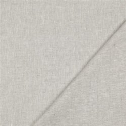 Leinen schwer 100% Premium Uni - creme/natur