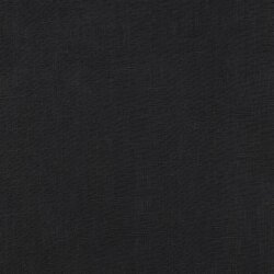 Leinen sehr schwer 100% Premium Uni - schwarz