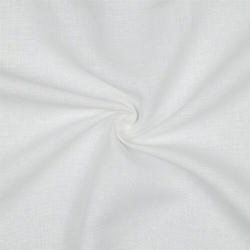 Leinen sehr schwer 100% Premium Uni - weiß