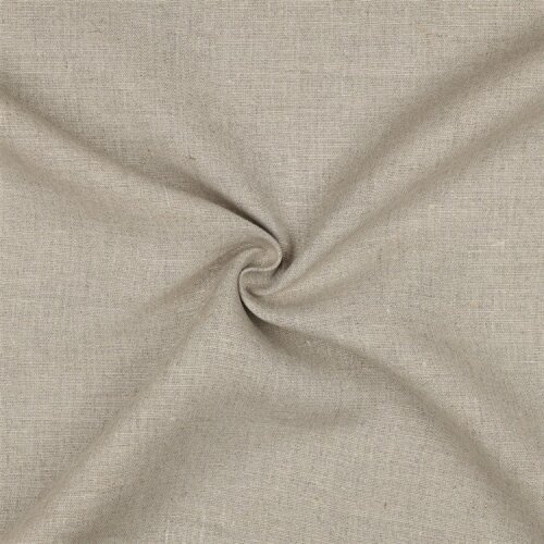 Leinen sehr schwer 100% Premium Uni - natur/ natur
