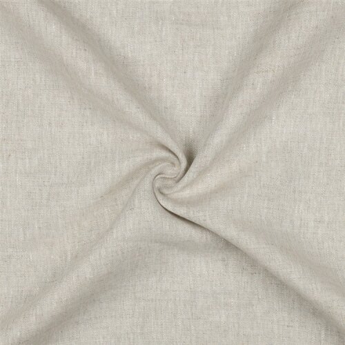Leinen sehr schwer 100% Premium Uni - creme/natur