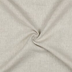 Leinen sehr schwer 100% Premium Uni - creme/natur