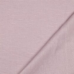 Leinen sehr schwer 100% Premium Uni - hellmalve