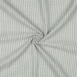 Musselin Gestreift -altgrün