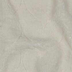 Teddystoff Herzen - creme