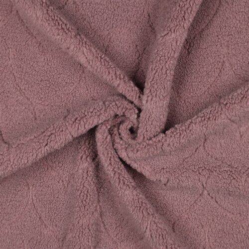 Teddystoff Herzen - malve