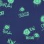 Softshell Digital Graffiti Smiley - dunkel stahlblau