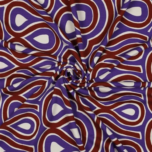 Romanit Jersey "Punta di Roma" Verzierung - creme