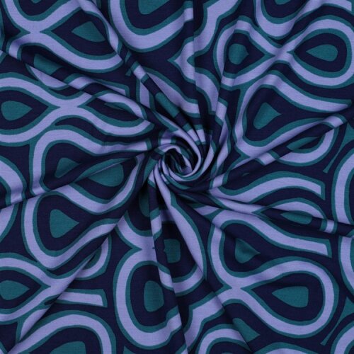 Romanit Jersey "Punta di Roma" Verzierung - petrol