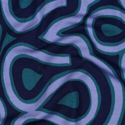 Romanit Jersey "Punta di Roma" Verzierung - petrol