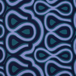 Romanit Jersey "Punta di Roma" Verzierung - petrol