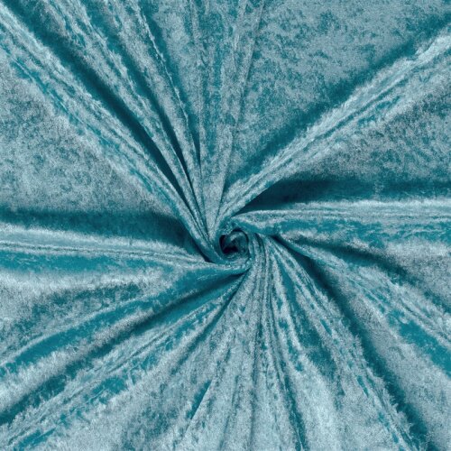 Pannesamt *Marie* - wasserblau