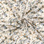 Funktions und Badeanzugstoff Recycled LSF50 Blumenranken - creme