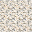 Funktions und Badeanzugstoff Recycled LSF50 Blumenranken - creme