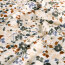 Funktions und Badeanzugstoff Recycled LSF50 Blumenranken - creme