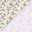 Funktions und Badeanzugstoff Recycled LSF50 Blumenranken - creme