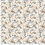 Funktions und Badeanzugstoff Recycled LSF50 Blumenranken - creme