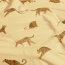 Funktions und Badeanzugstoff Recycled LSF50 Leopard - sandgelb
