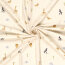 Funktions und Badeanzugstoff Recycled LSF50 Safaritiere - hellbeige