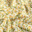 Funktions und Badeanzugstoff Recycled LSF50 Orangen - creme