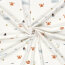 Funktions und Badeanzugstoff Recycled LSF50 bunte Meerestiere - creme