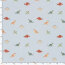 Funktions und Badeanzugstoff Recycled LSF50 bunte Dinos - babyblau