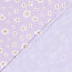 Funktions und Badeanzugstoff Recycled LSF50 Margeriten - softlila