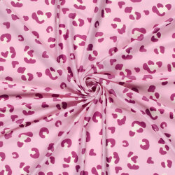 Funktions und Badeanzugstoff Recycled LSF50 Leo - pink