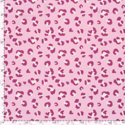 Funktions und Badeanzugstoff Recycled LSF50 Leo - pink