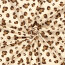 Funktions und Badeanzugstoff Recycled LSF50 Leo - hellbeige