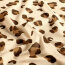 Funktions und Badeanzugstoff Recycled LSF50 Leo - hellbeige