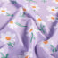 Funktions und Badeanzugstoff Recycled LSF50 Blumenregen - lavendel