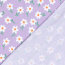 Funktions und Badeanzugstoff Recycled LSF50 Blumenregen - lavendel